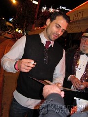 signing photo