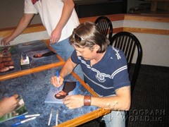 signing photo