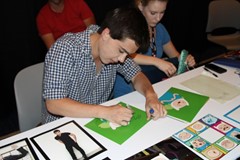signing photo