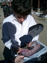signing photo