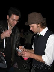 signing photo