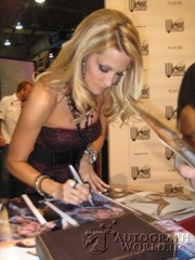 signing photo