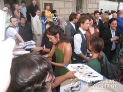 signing photo