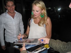 signing photo