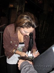 signing photo