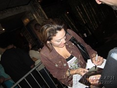 signing photo