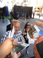 signing photo