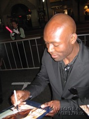 signing photo