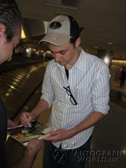 signing photo