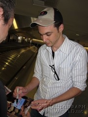 signing photo