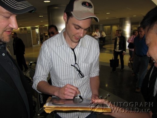 Jim Parsons autograph