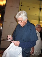 signing photo