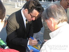 signing photo