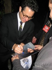 signing photo