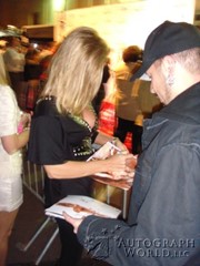signing photo