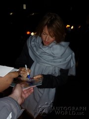 signing photo