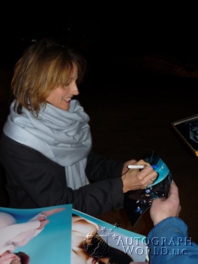 Jodie Foster autograph