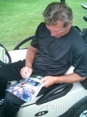signing photo