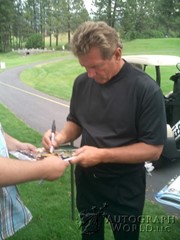 signing photo