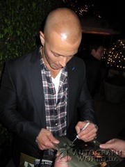 signing photo