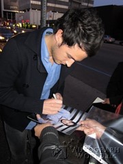 signing photo