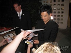 signing photo