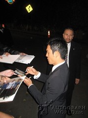 signing photo