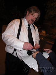 signing photo