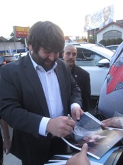 signing photo