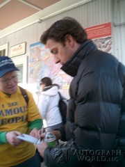 signing photo