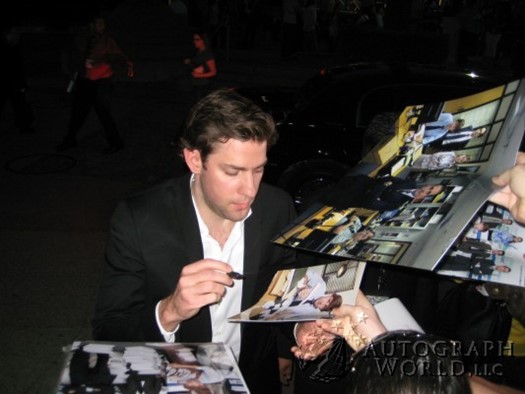 John Krasinski autograph