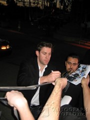 signing photo