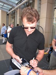 signing photo