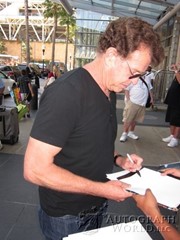 signing photo