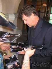 signing photo