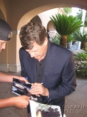 signing photo