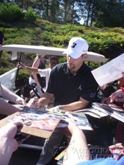 signing photo