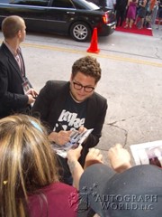 signing photo