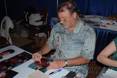 signing photo