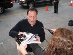 signing photo