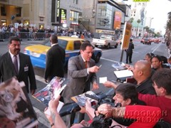 signing photo