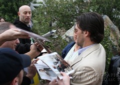 signing photo