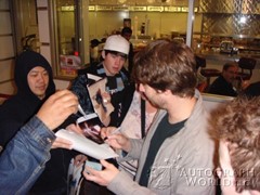 signing photo