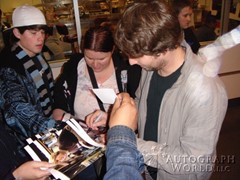 signing photo