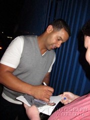 signing photo
