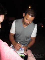 signing photo
