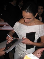 signing photo