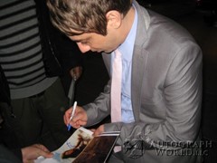 signing photo
