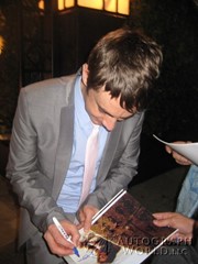 signing photo