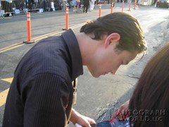 signing photo
